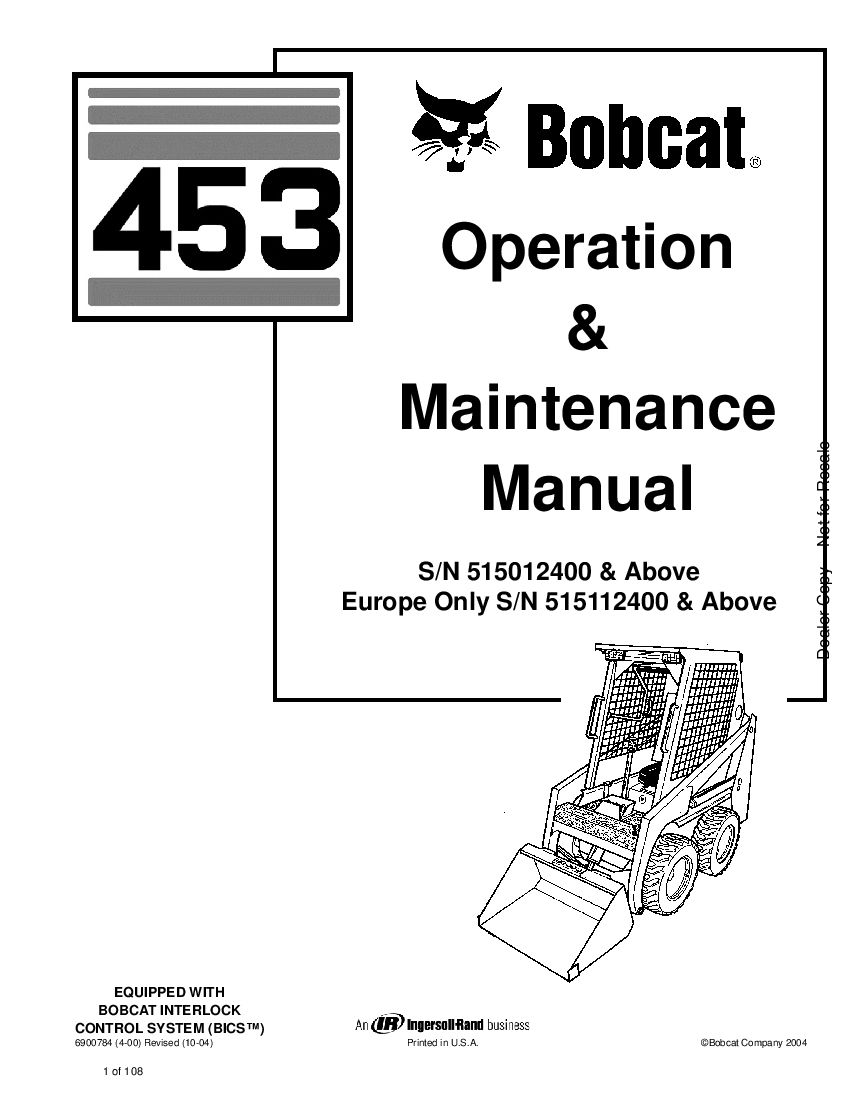 bobcat 742b manual